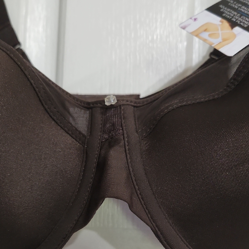 Bali Brown Full-Coverage Underwire Bra - Picture 2 of 6